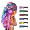 Multi-color Hair Chalk Comb Temporary DIY Hair Color Washable Hair Chalk For DIY Halloween Birthday Cosplay