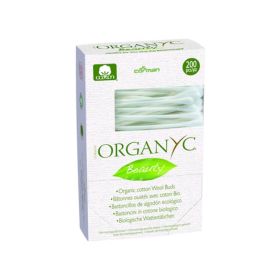 Organyc Beauty Cotton Swabs - 200 Pack