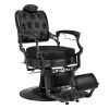 Heavy Duty Vintage Recline Barber Chair Hydraulic with Headrest, Supports up to 550lbs & 360¬∞Rotatable, Professional Salon Beauty Spa Shampoo Equipme