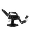 Heavy Duty Vintage Recline Barber Chair Hydraulic with Headrest, Supports up to 550lbs & 360¬∞Rotatable, Professional Salon Beauty Spa Shampoo Equipme