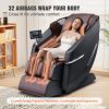 VEVOR Massage Chair with Flexible SL-Track, Full Body Zero Gravity Recliner, 10-18 Auto Modes, 3D Shiatsu, Heating, Bluetooth Speaker, Airbag, Foot Ro