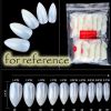 600 Pieces Natural Color Sharp False Fingernails Nails Tips Nail Art Tools