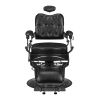 Heavy Duty Vintage Recline Barber Chair Hydraulic with Headrest, Supports up to 550lbs & 360¬∞Rotatable, Professional Salon Beauty Spa Shampoo Equipme