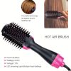 Hair Dryer Brush Blow Dryer Brush In One, 4 In 1 Styling Tools Blow Dryer With Ceramic Oval Barrel, Hair Dryer And Styler Volumizer, Hot Air Brush Hai