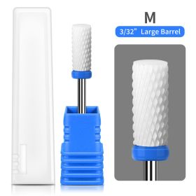 1PCS Nail Cone Tip Ceramic Drill Bits Electric Cuticle Clean Rotary For Manicure Pedicure Grinding Head Sander Tool If you purchase more than two item (Type: MJ187-15)