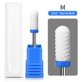 1PCS Nail Cone Tip Ceramic Drill Bits Electric Cuticle Clean Rotary For Manicure Pedicure Grinding Head Sander Tool If you purchase more than two item (Type: MJ187-10)