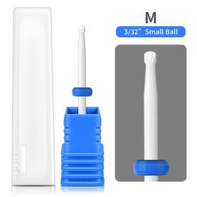 1PCS Nail Cone Tip Ceramic Drill Bits Electric Cuticle Clean Rotary For Manicure Pedicure Grinding Head Sander Tool If you purchase more than two item (Type: MJ187-01)