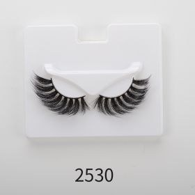 25mm Angel Winged Eyelashes Handmade Thick Theatrical Curly Fake Eyelash Black Natural Long Lash For Eyelash Extension Wholesale (Color: 2530)