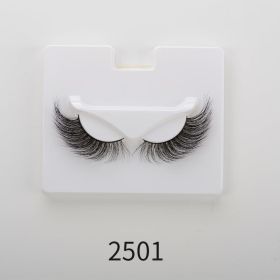 25mm Angel Winged Eyelashes Handmade Thick Theatrical Curly Fake Eyelash Black Natural Long Lash For Eyelash Extension Wholesale (Color: 2501)