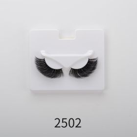 25mm Angel Winged Eyelashes Handmade Thick Theatrical Curly Fake Eyelash Black Natural Long Lash For Eyelash Extension Wholesale (Color: 2502)