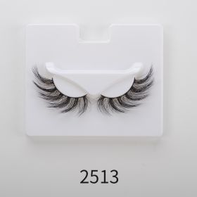 25mm Angel Winged Eyelashes Handmade Thick Theatrical Curly Fake Eyelash Black Natural Long Lash For Eyelash Extension Wholesale (Color: 2513)