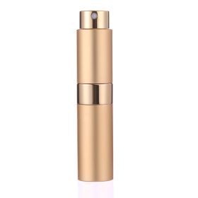 8 ml 15 ml Reusable Metal Perfume Bottle Cosmetic Spray Bottle Portable Empty Bottle Container Travel Sub-bottle Liner Glass (Capacity: 15ml, Color: Gold)