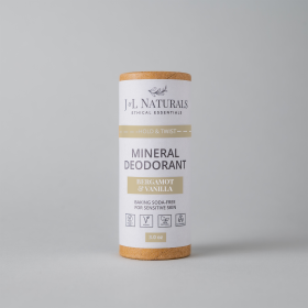 Mineral Deodorant (Scent: Bergamot & Vanilla)