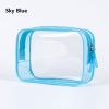 1pc Transparent PVC Bags; Clear Travel Organizer Makeup Bag Beautician Cosmetic & Beauty Case Toiletry Bag; Wash Bags