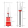 1PCS Nail Cone Tip Ceramic Drill Bits Electric Cuticle Clean Rotary For Manicure Pedicure Grinding Head Sander Tool If you purchase more than two item